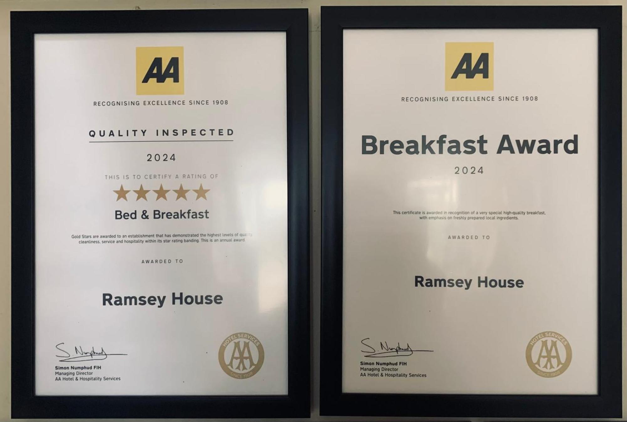 Ramsey House - Luxury Licensed B&B - Parking And Guest Lounge St David's Zewnętrze zdjęcie